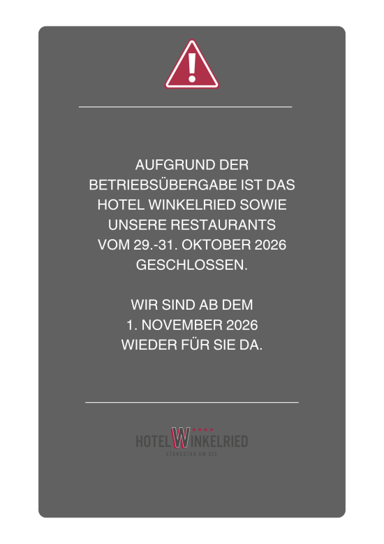 Geschlossen 29.-31.10.2026