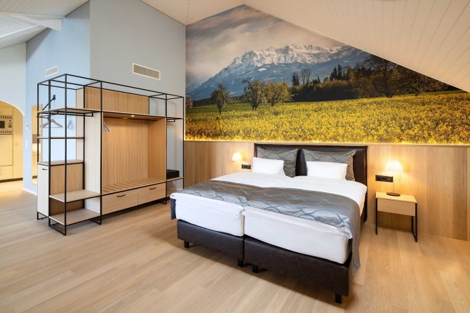 Suite Gaderobe Raumansicht